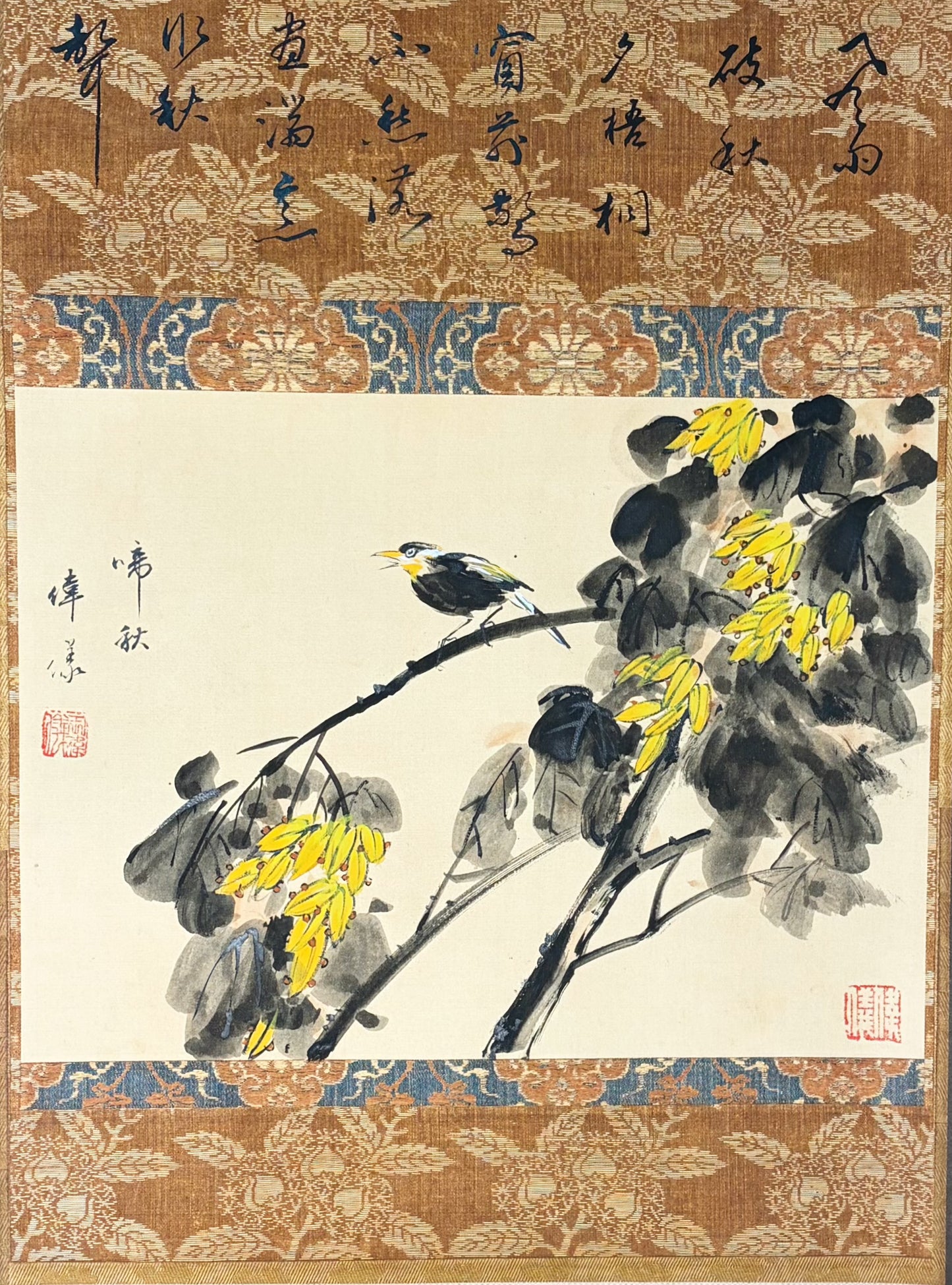 啼秋圖Birdsong in Autumn